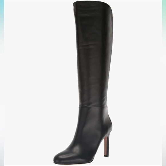 New Sam Edelman Women’s Shauna Knee High Boots in Black Leather Color Size 5 - Picture 5 of 9